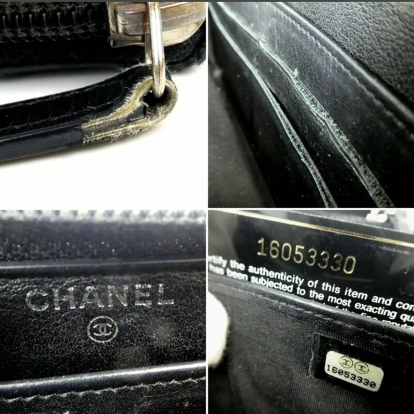 AUTHENTIC CHANEL 16053330 BICOLURE CC MARK PURSE - Picture 7 of 11